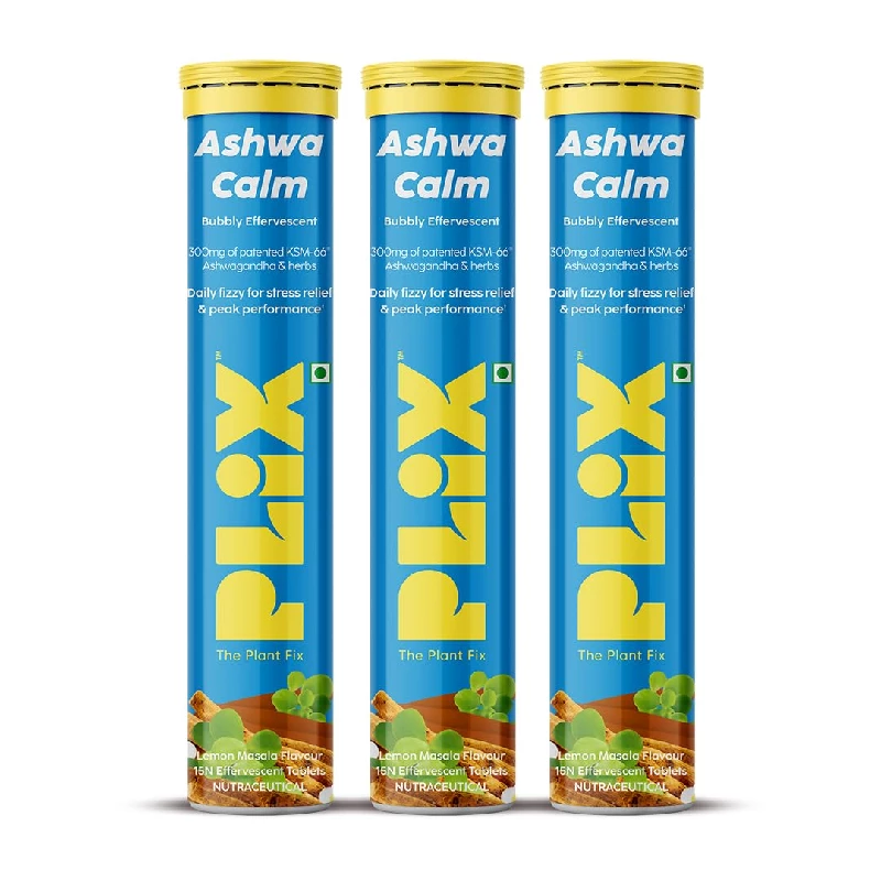 PLIX- THE PLANT FIX  KSM-66 Ashwagandha Gold Standard Effervescent, 225 g-11.webp